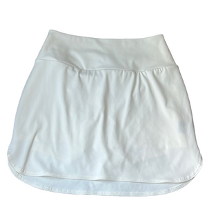 Turtleson Cream Colored Performance Wear Athletic Skort